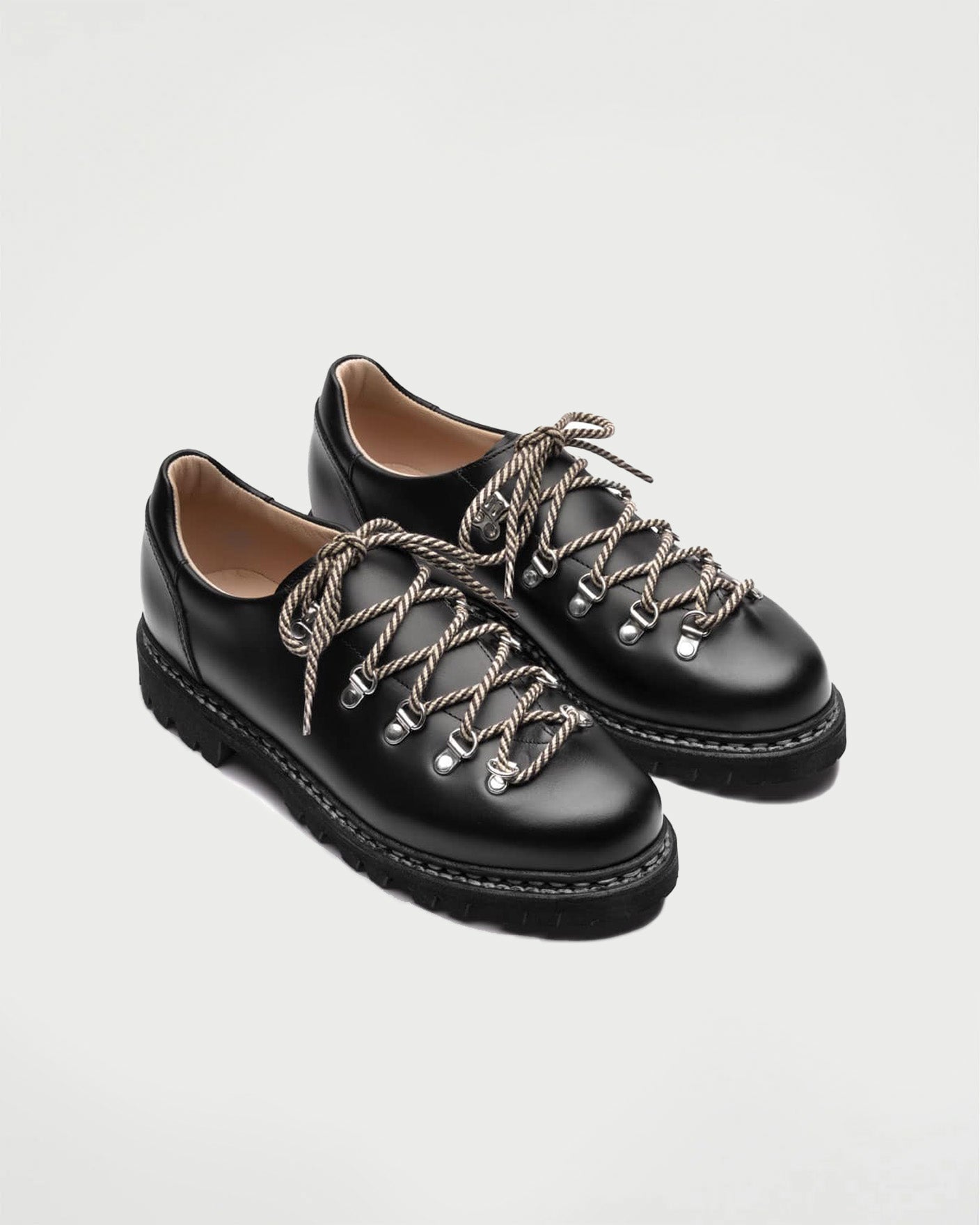 Paraboot Clusaz Lisse Noir Shoes Leather Unisex