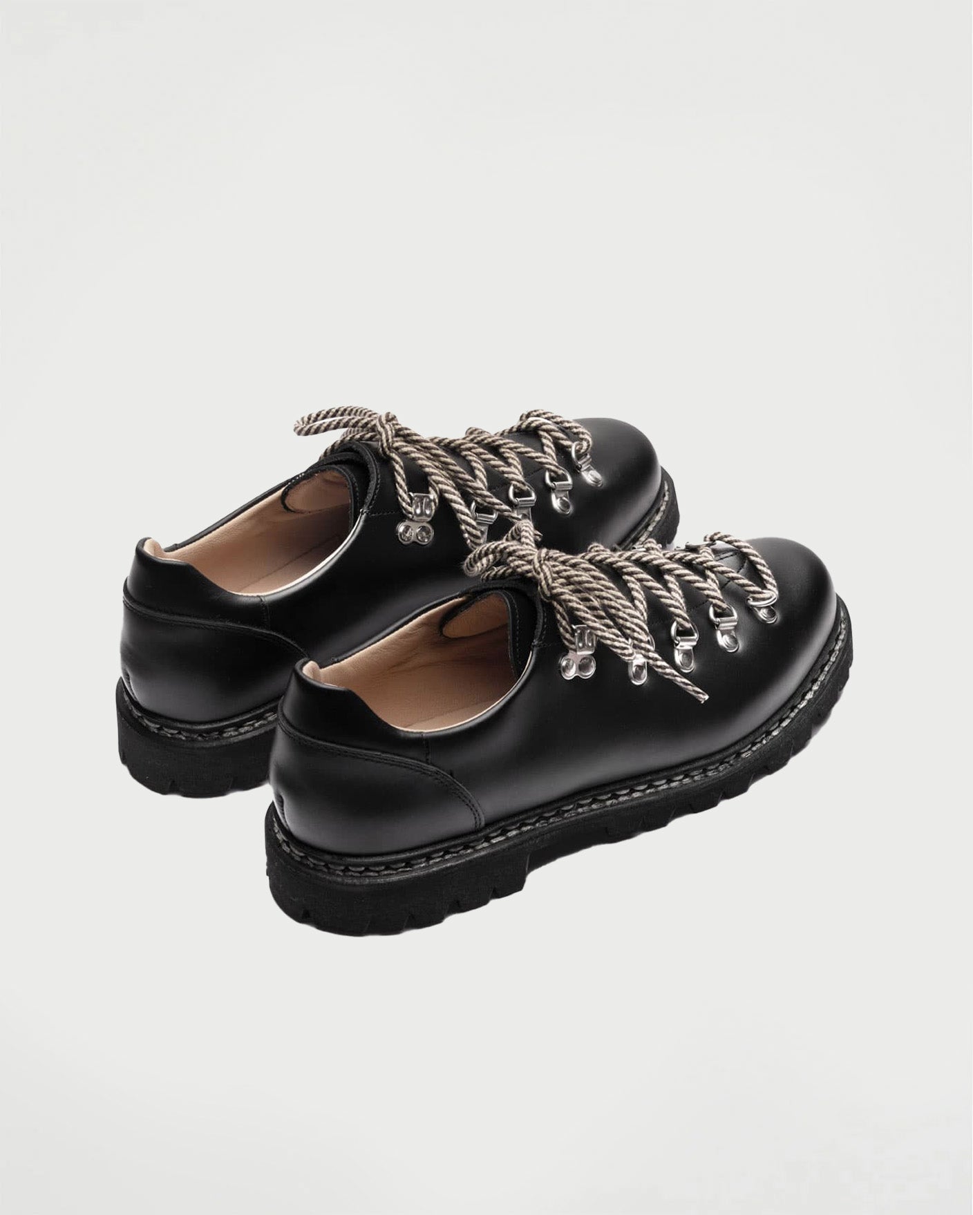 Paraboot Clusaz Lisse Noir Shoes Leather Unisex