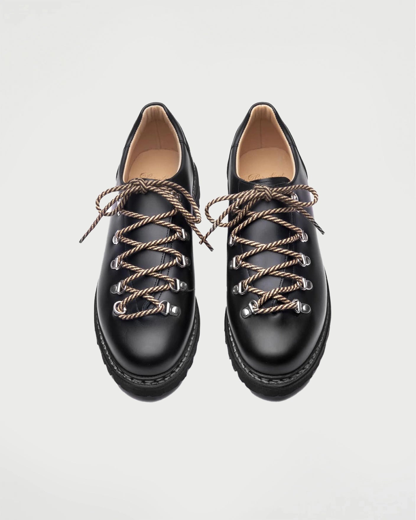 Paraboot Clusaz Lisse Noir Shoes Leather Unisex