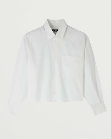 A.P.C. Chemise Sophie Logo Off White Blouse Women