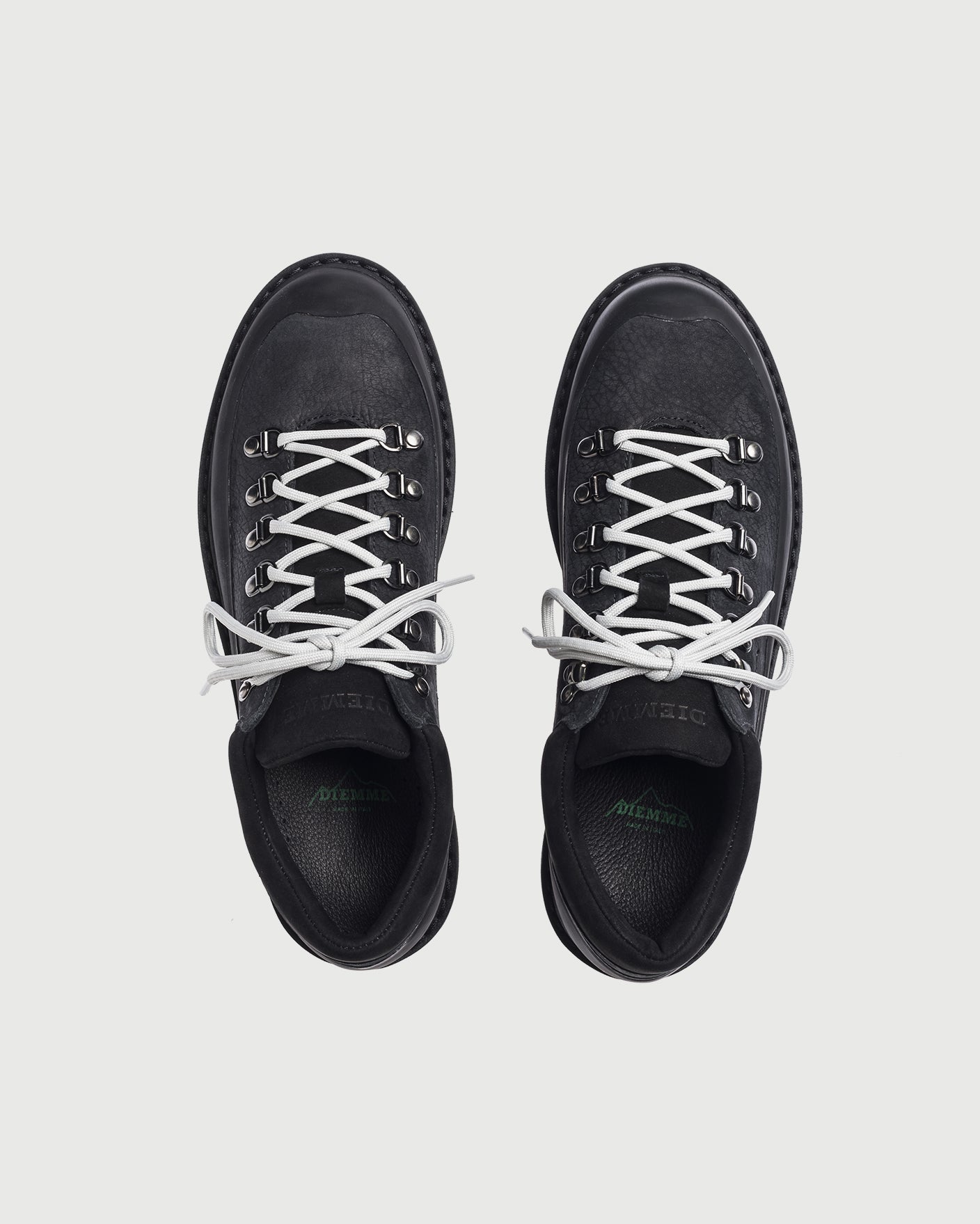 Diemme Cornaro Gomma Black Leather Shoes Leather Men