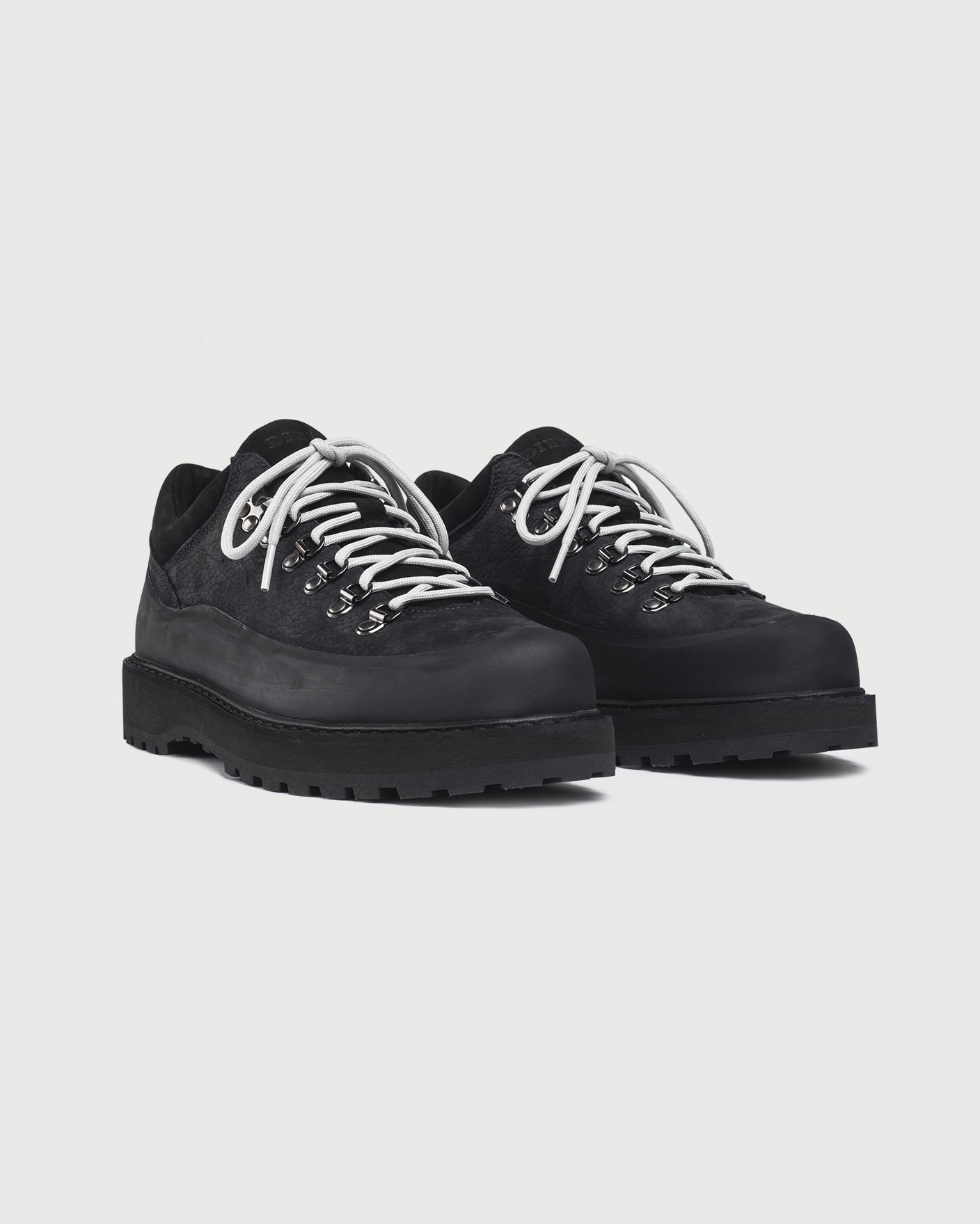 Diemme Cornaro Gomma Black Leather Shoes Leather Men