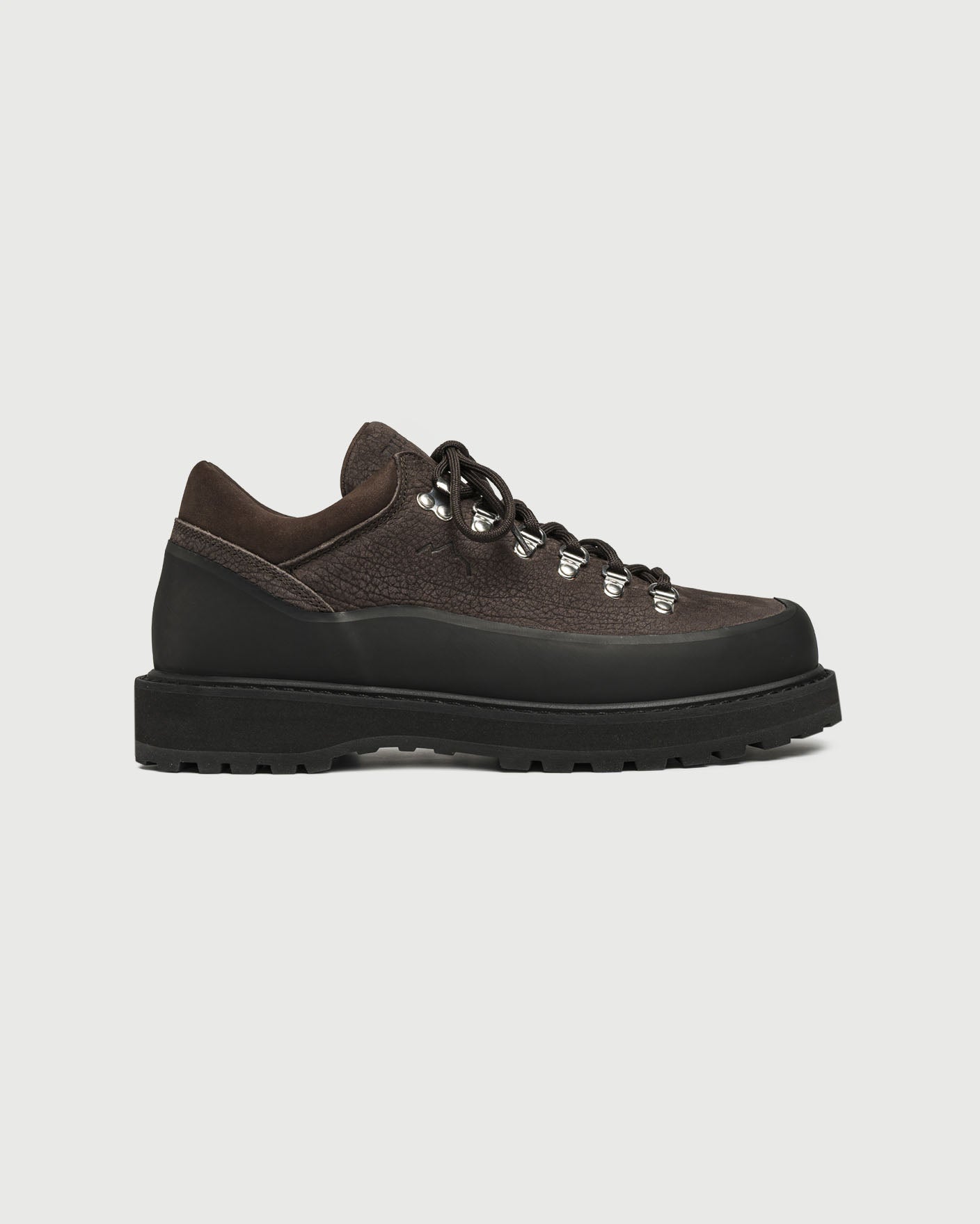 Diemme Cornaro Gomma Dark Fallow Structured Nubuck Shoes Leather Men