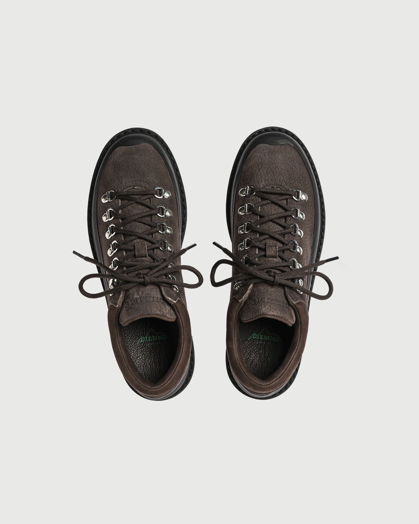 Diemme Cornaro Gomma Dark Fallow Structured Nubuck Shoes Leather Men