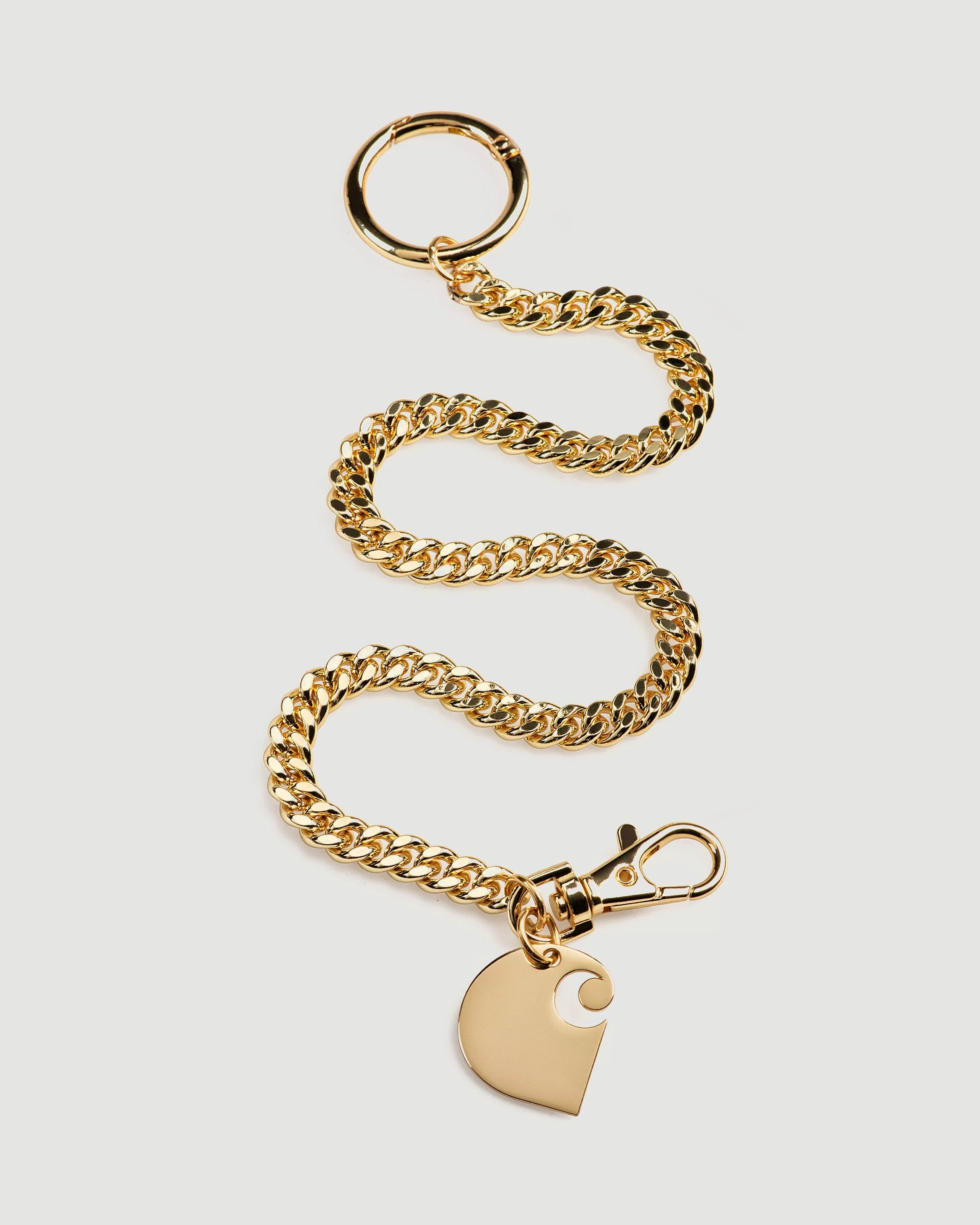 Carhartt WIP Cuban Link Keychain Gold Accessories