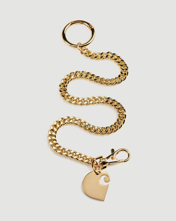 Carhartt WIP Cuban Link Keychain Gold Accessories