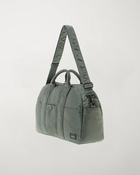 Porter Yoshida Tanker Madison Boston Bag (M) Sage Green Bags Unisex