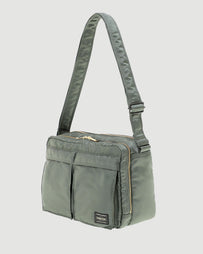 Porter Yoshida Tanker Sling Bag W Zip Sage Green Bags Unisex