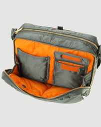 Porter Yoshida Tanker Sling Bag W Zip Sage Green Bags Unisex