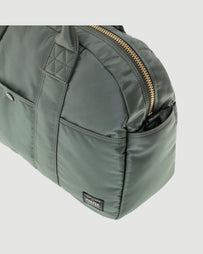 Porter Yoshida Tanker Madison Boston Bag (L) Sage Green Bags Unisex