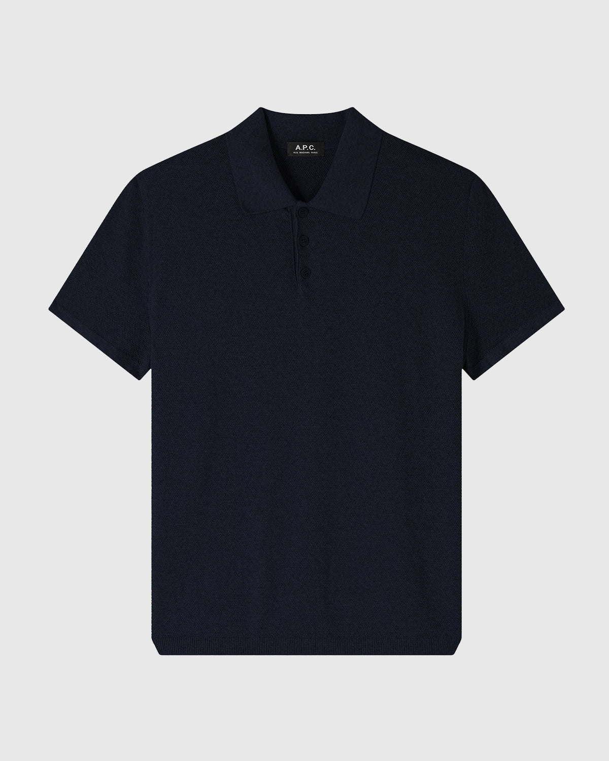 A.P.C. Polo Declan Dark Navy T-Shirt S/S Men