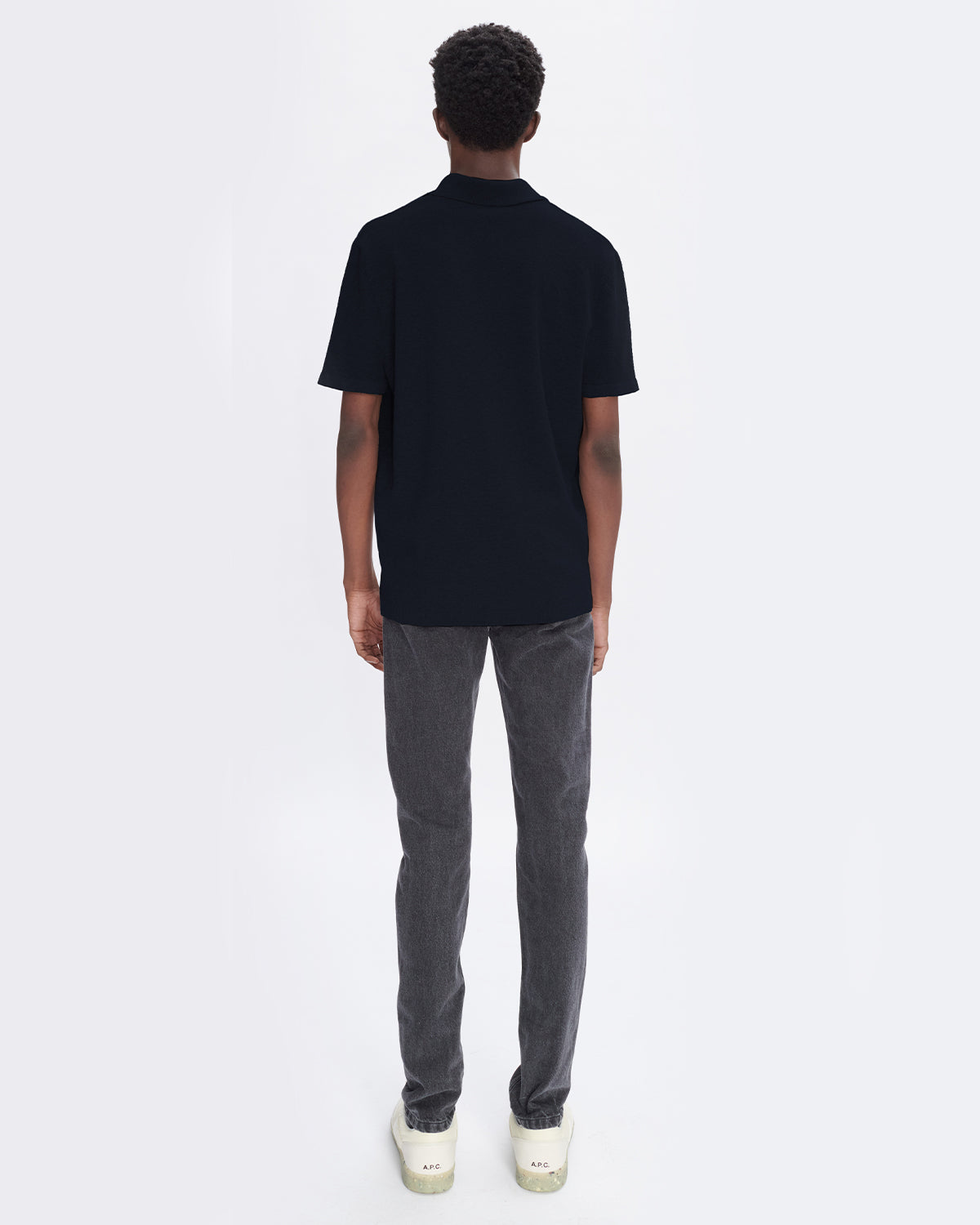 A.P.C. Polo Declan Dark Navy T-Shirt S/S Men