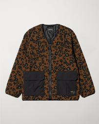 Carhartt WIP Devin Liner Camo Leo Jacquard Tamarind/Black JKT Short Men