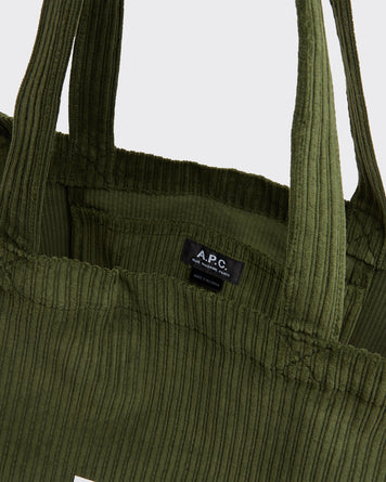 A.P.C. Shopping Diane Forest Green Bags Unisex