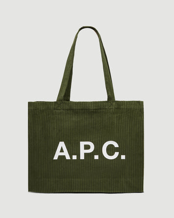 A.P.C. Shopping Diane Forest Green Bags Unisex