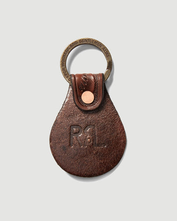 RRL Key Ring Embossed Leather Leather Goods