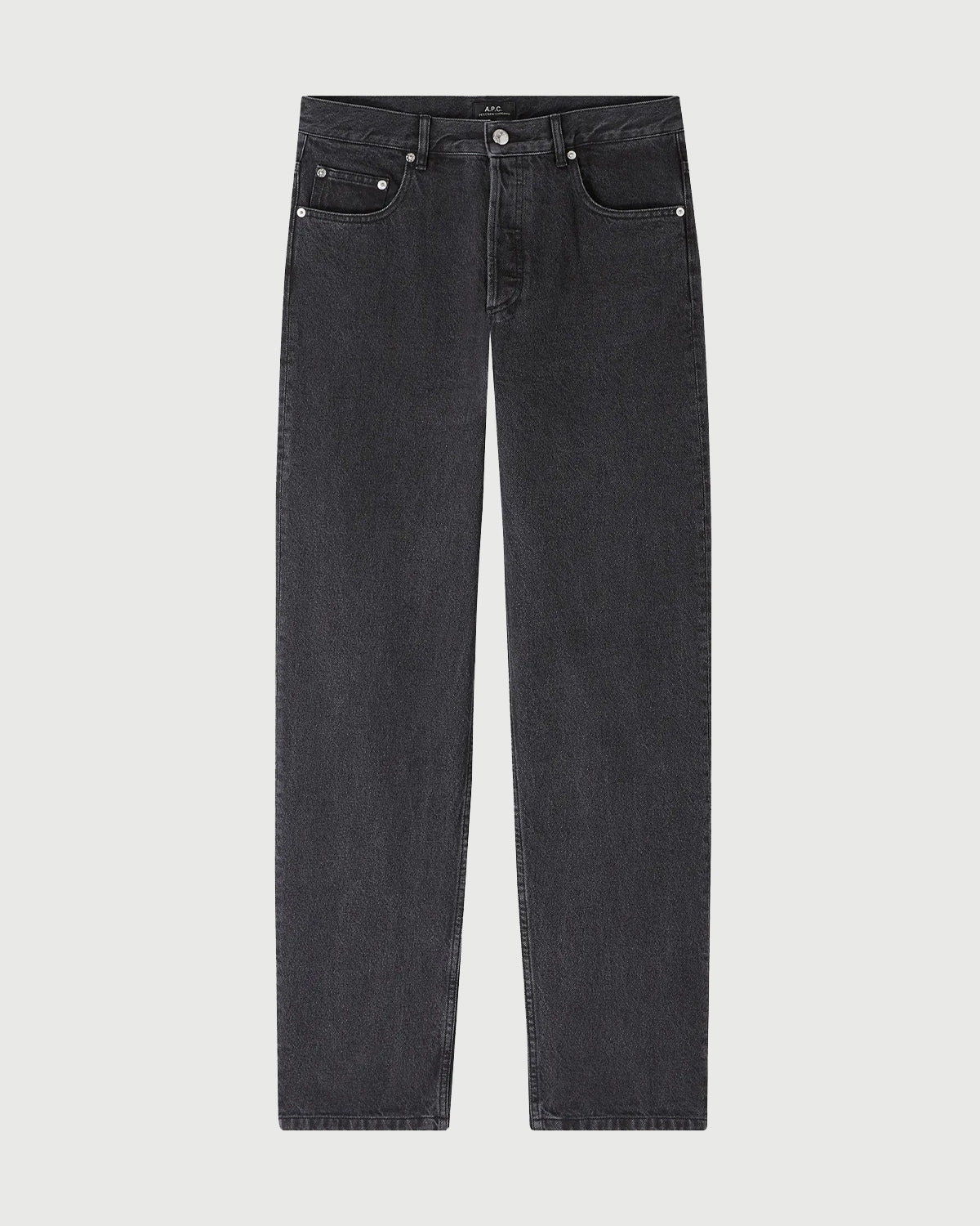 A.P.C. Jean Fairfax Washed Black Denim Men