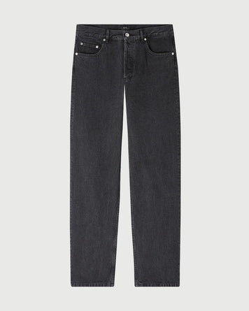 A.P.C. Jean Fairfax Washed Black Denim Men