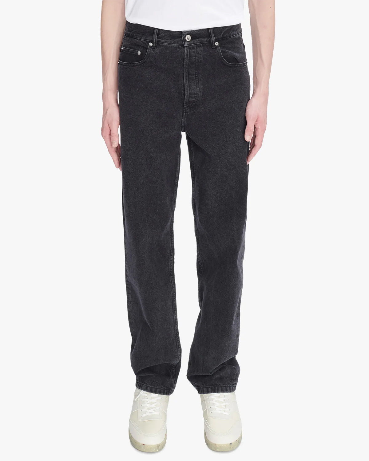 A.P.C. Jean Fairfax Washed Black Denim Men