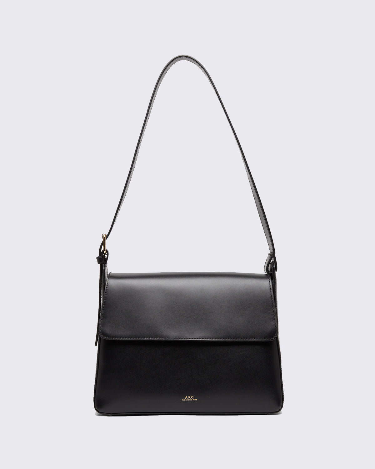 A.P.C. Sac Virginie Flap Black Bags Women