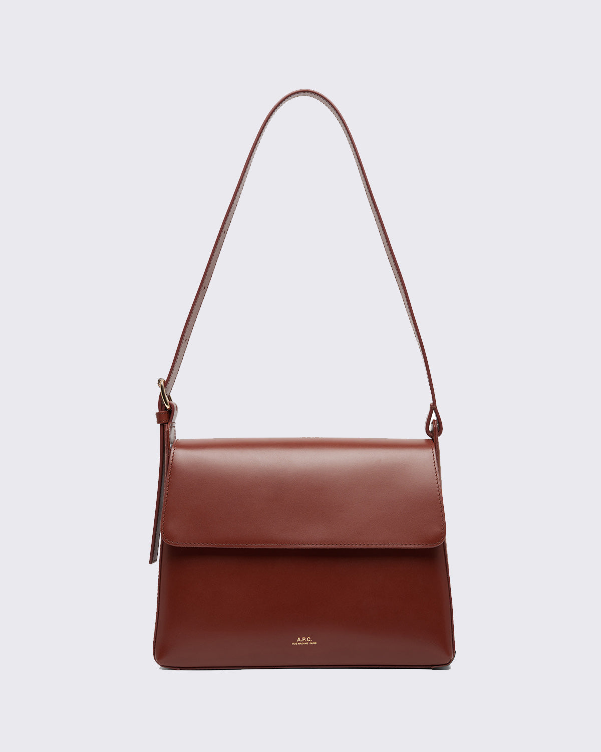 A.P.C. Sac Virginie Flap Noisette WOMEN BAGS