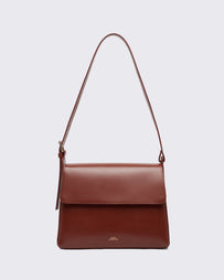 A.P.C. Sac Virginie Flap Noisette WOMEN BAGS