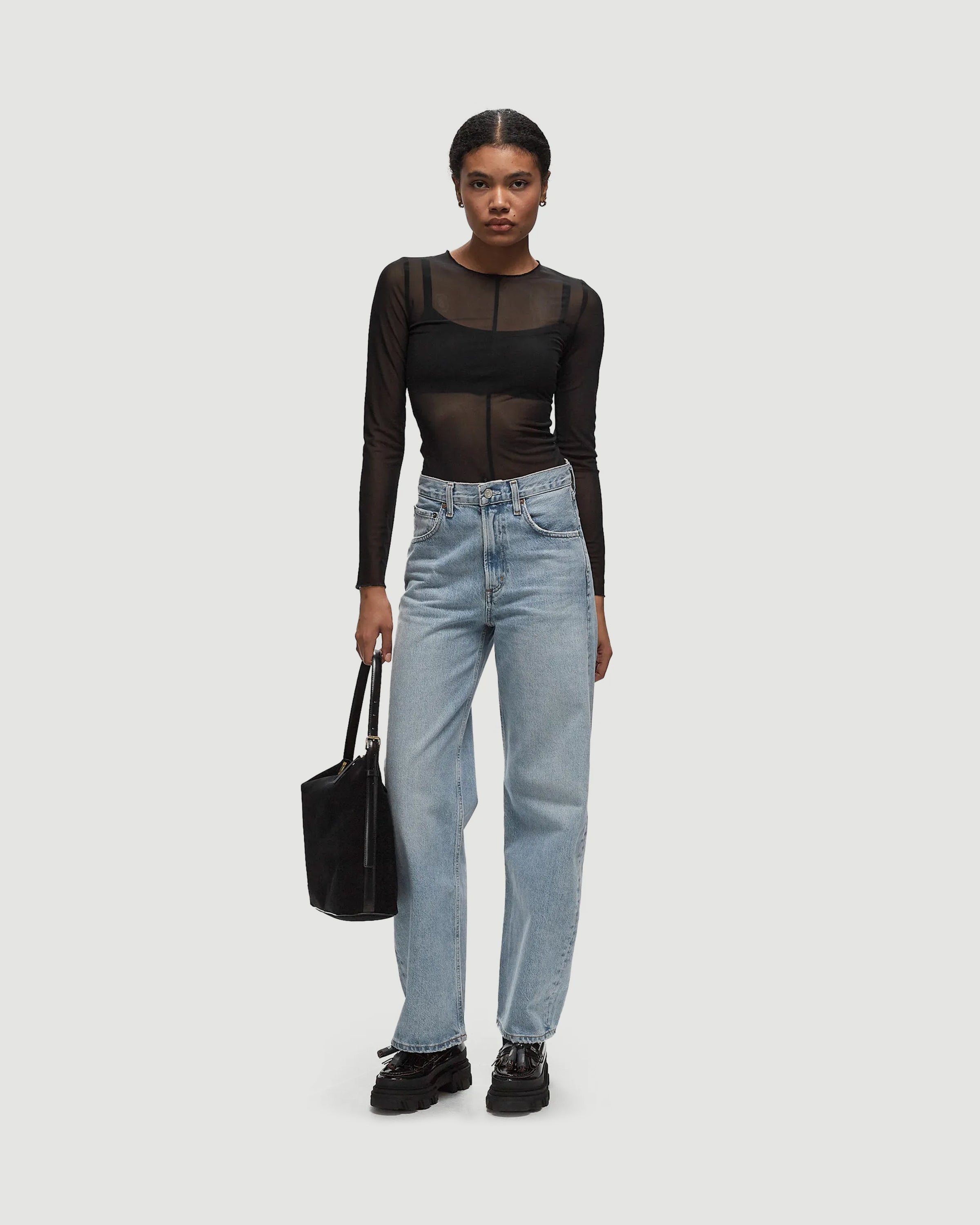 AgoldE Low Curve Jean Force Denim Women