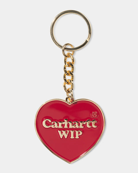 Carhartt WIP – Heart Keychain Red – Tenue de Nîmes