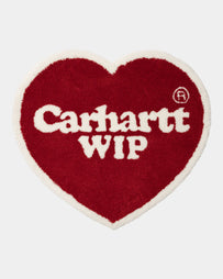 Carhartt WIP Heart Rug Red/White Home Accessories