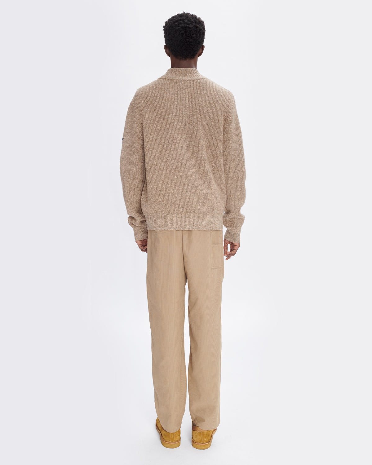 A.P.C. Cardigan Heath Marron Chine Knitwear Men