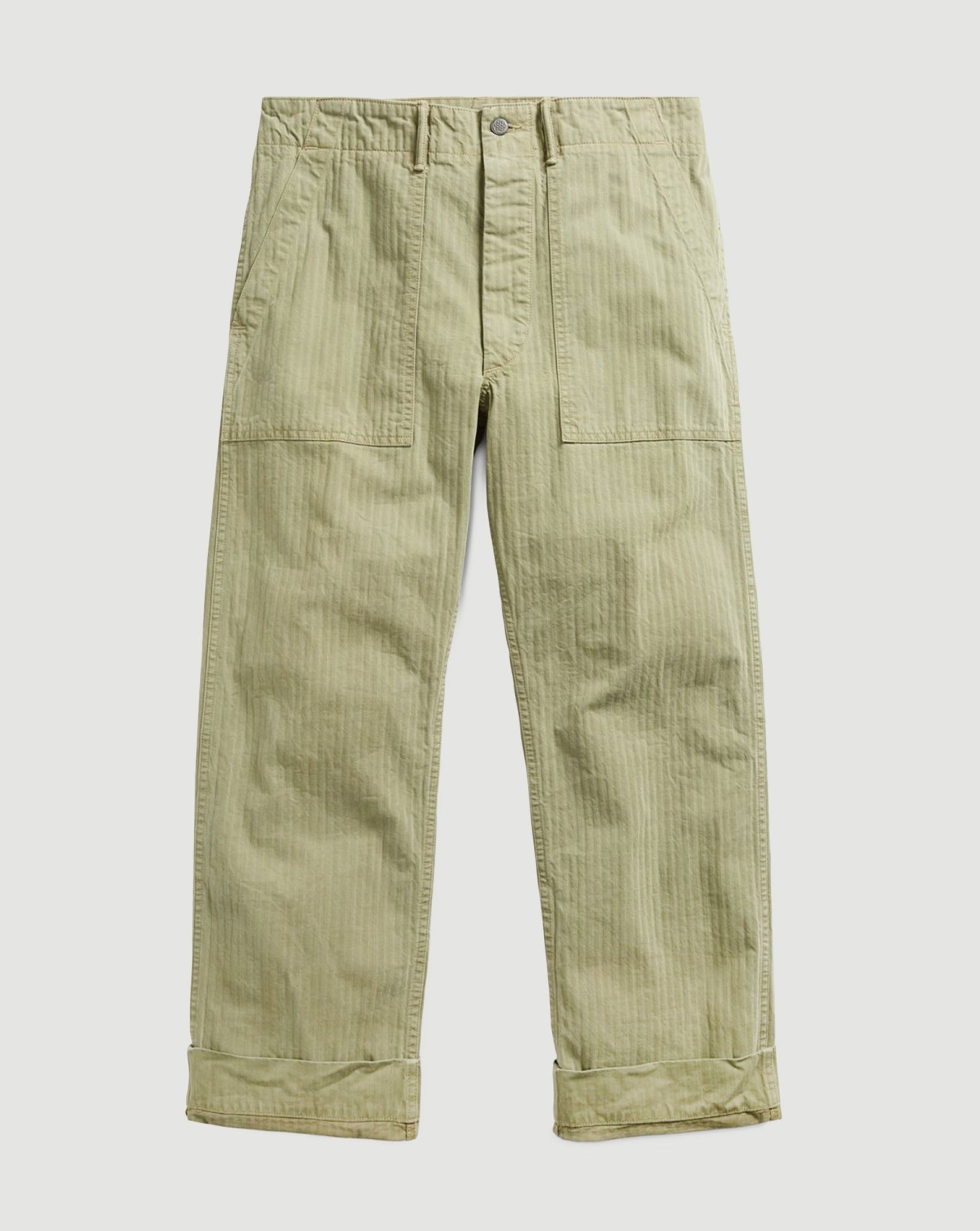 RRL Army Utility Flat Pant Brewster Green Pants Men