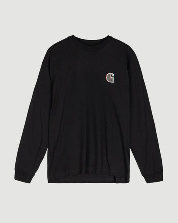Carhartt L/S Mind Your Head T-Shirt Black T-shirt L/S Men