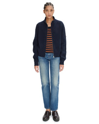 A.P.C. Cardigan Jana Dark Navy WOMEN KNITWEAR