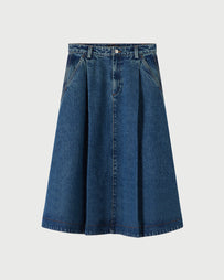 A.P.C. Jupe Enora Washed Indigo Skirt