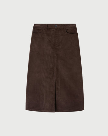 A.P.C. Jupe Georgia Dark Brown Skirt