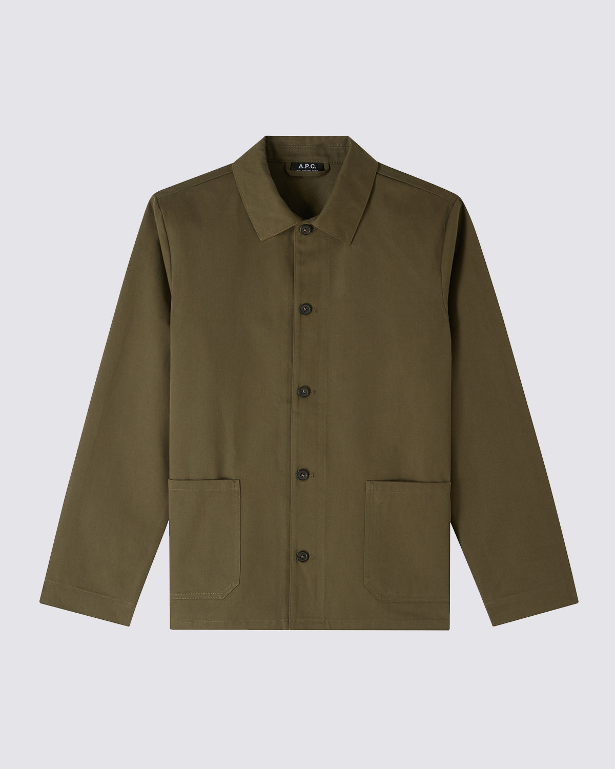 A.P.C. Veste Kerlouan Logo Military Kaki JKT Short Men