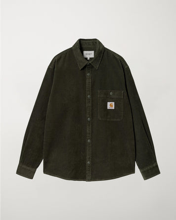 Carhartt WIP L/S Flint Shirt Office Green Shirt L/S Men