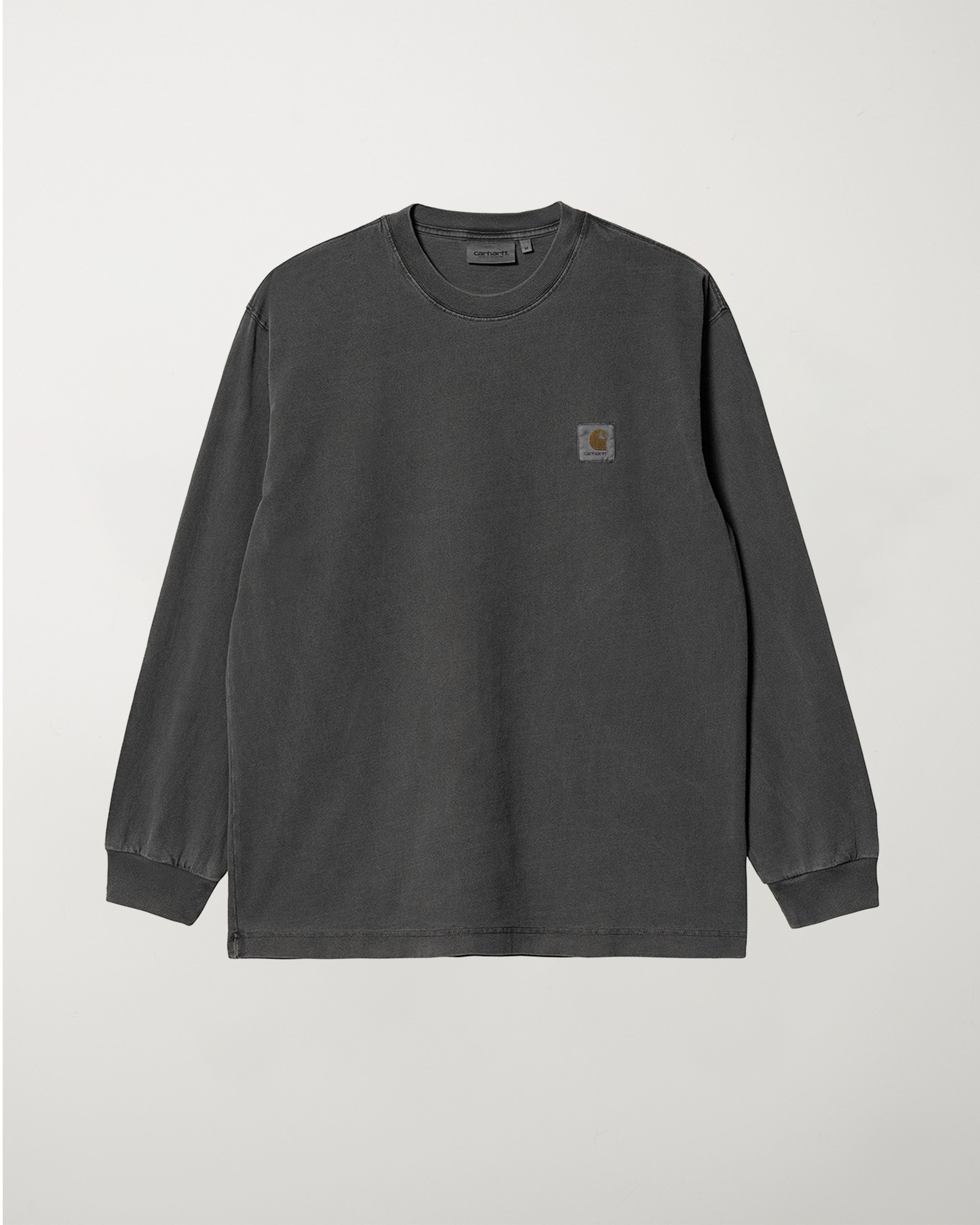 Carhartt WIP L/S Vista T-Shirt Graphite (Garment Dyed) T-shirt S/S Men