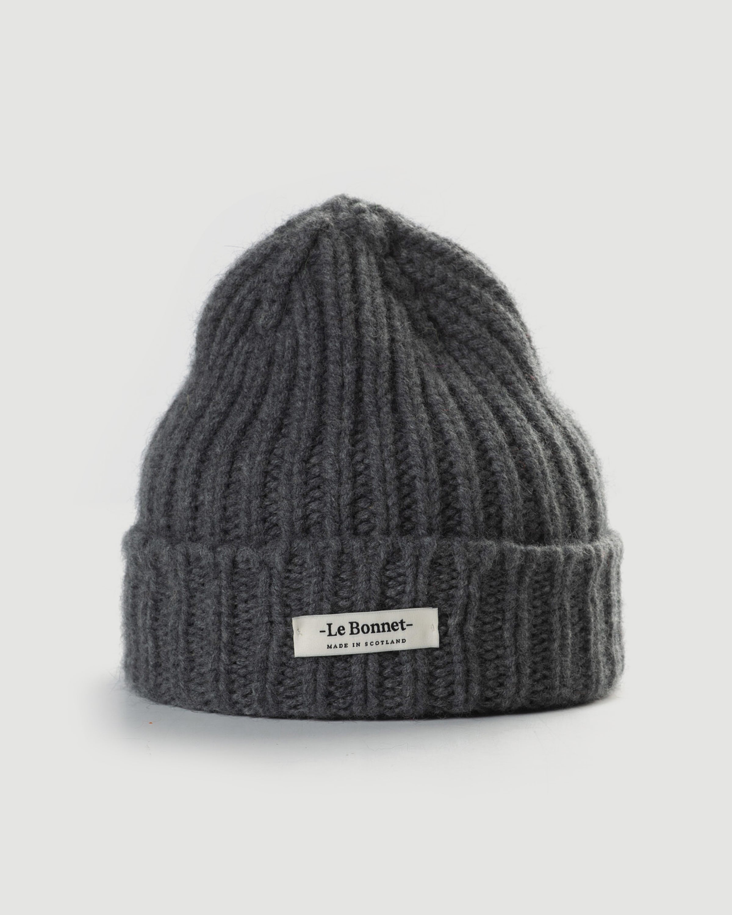 Le Bonnet Logo Beanie Slate Grey Headwear Unisex