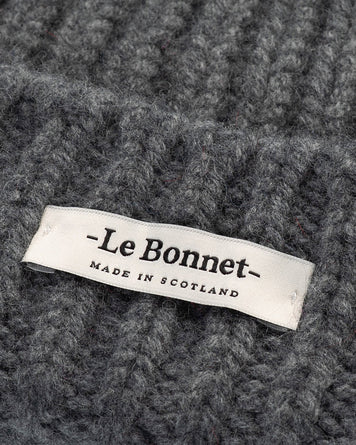 Le Bonnet Logo Beanie Slate Grey Headwear Unisex
