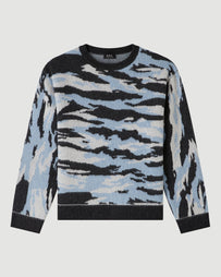 A.P.C. Pull Lionel Heathered Anthracite Knitwear Men