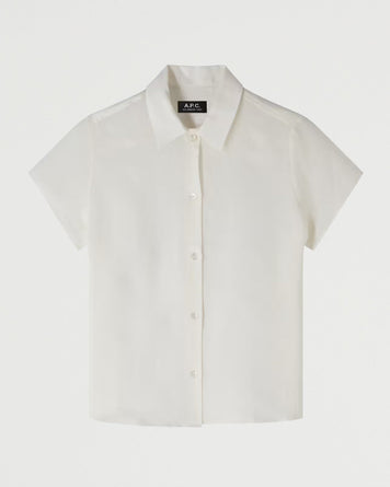 A.P.C. Chemisette Marina Off White Blouse Women