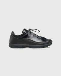 Diemme Licata Black Crackled Patent Leather Shoes Leather Men