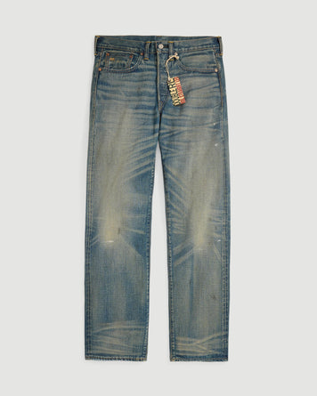 RRL Straight Leg Full Length Straight Milner Wash Denim Men