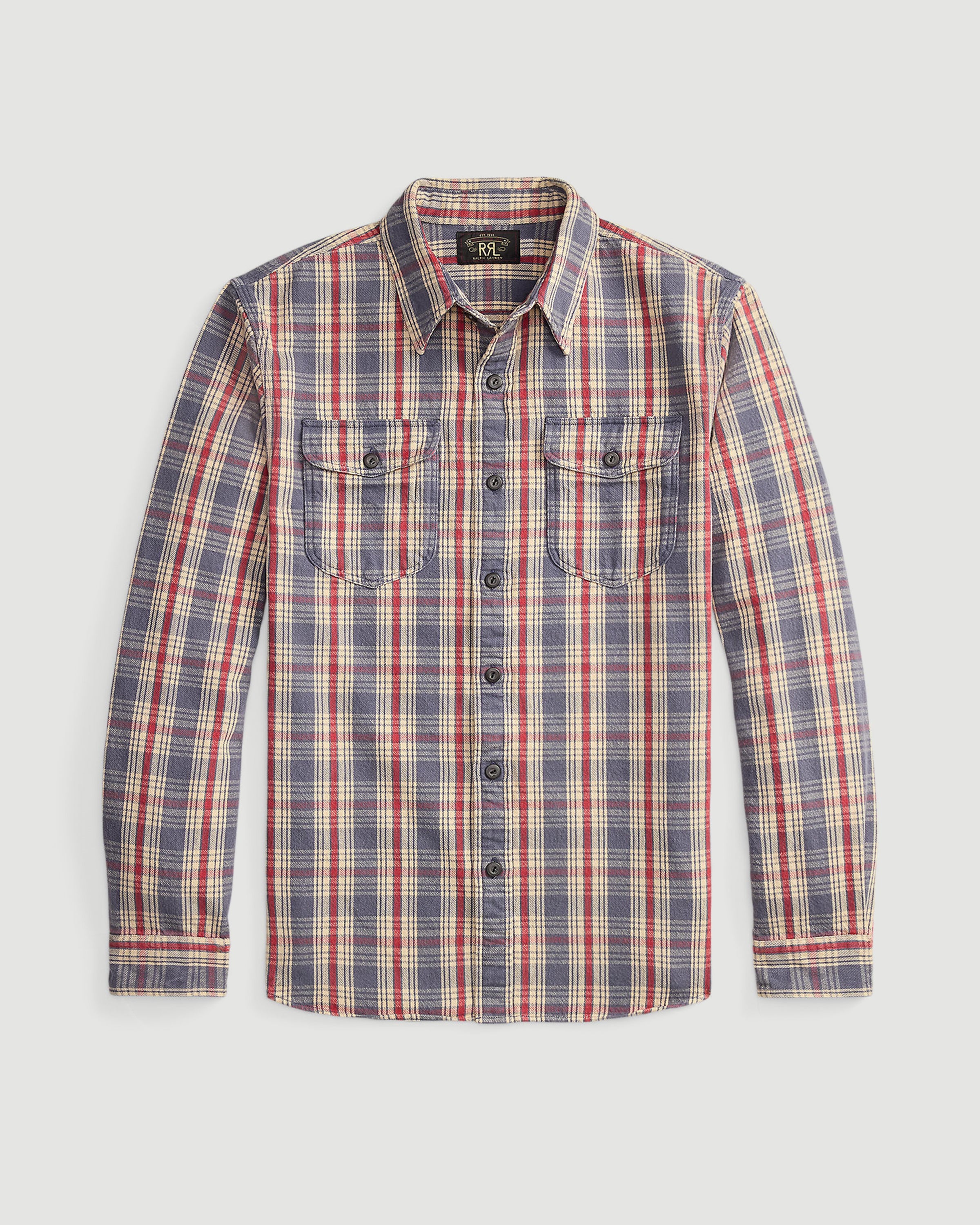 RRL Lee WS Long Sleeve Sport Shirt Checkered T-shirt L/S Men