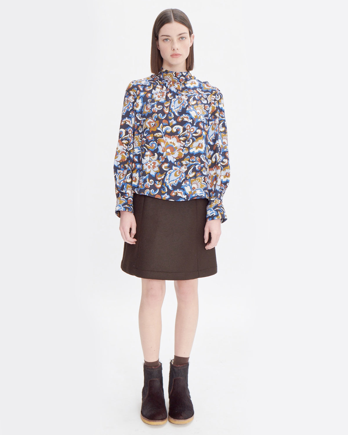 A.P.C. Blouse Lily Dark Navy Blouse Women