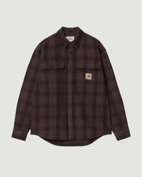 Carhartt L/S Edmands Shirt Edmands Check Natural / Palisander Shirt L/S Men