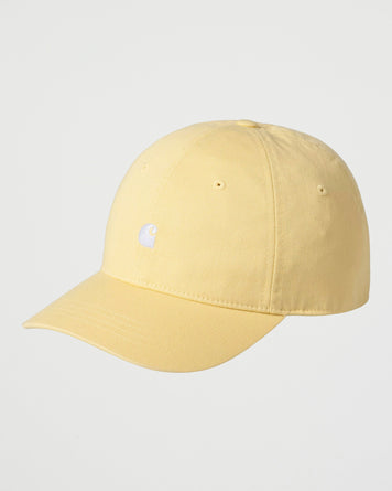 Carhartt WIP Madison Logo Cap Air Yellow/White Apparel and Accessories