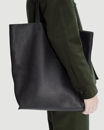 A.P.C. Cabas Maiko Black Bags Unisex