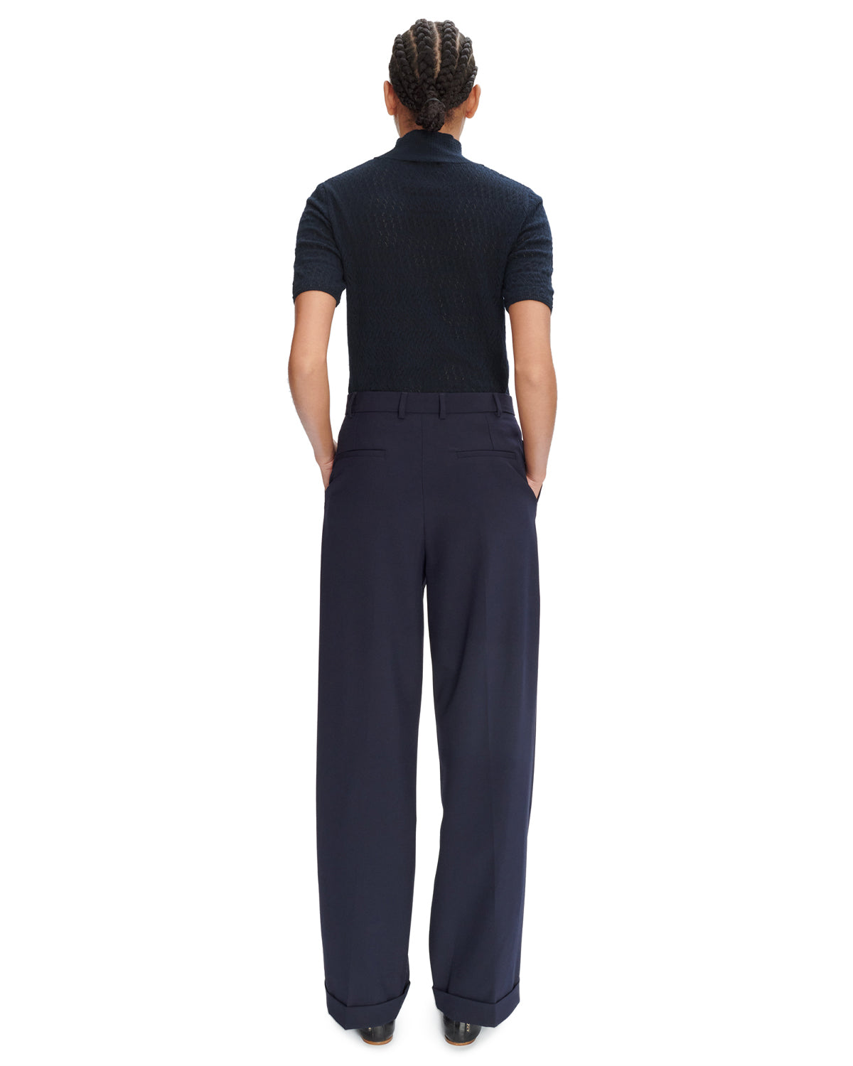 A.P.C. Pantalon Marissa Dark Navy WOMEN PANTS